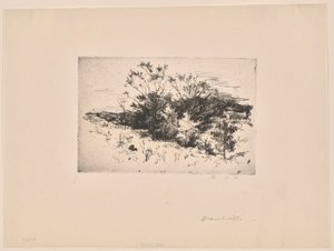 Jesienny krajobraz autorstwa John Henry Twachtman