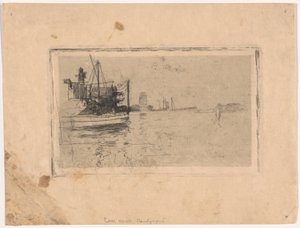 Dok węglowy, Bridgeport autorstwa John Henry Twachtman