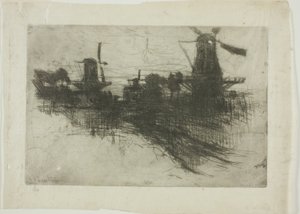 Wieczór autorstwa John Henry Twachtman