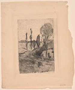 Francuski krajobraz autorstwa John Henry Twachtman