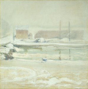 Scena rzeczna w Cos Cob, autorstwa John Henry Twachtman