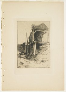 Opuszczony młyn, 1888-1889 autorstwa John Henry Twachtman