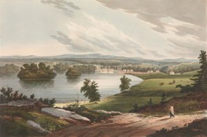 Fort Edward nr 10 z portfela rzeki Hudson, 1822-23.