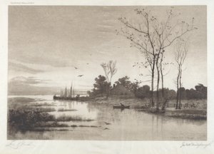 Rzeka Shrewsbury autorstwa John Hill Millspaugh