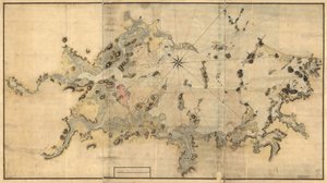 [Boston Harbour, z otoczeniem itp. autorstwa John Hills