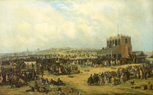 Przed wyścigiem (Nottingham Races), 1865