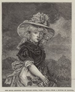Jej Królewska Wysokość Księżniczka Sophia jako dziecko autorstwa John Hoppner