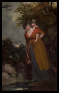 Pani Richard Brinsley Sheridan (Hester Jane Ogle, 1775/76-1817) i jej syn (Charles Brinsley Sheridan, 1796-1843) autorstwa John Hoppner