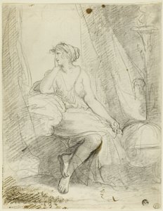 Siedząca kobieta autorstwa John Hoppner