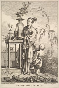 Chiński ogrodnik, 1741-63.