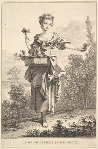 Fanchonette Flower Girl, 1741-63.