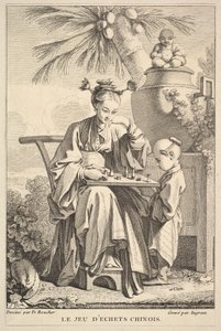 Gra w chińskie szachy, 1741-63.