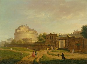 Zamek Świętego Anioła, Rzym, 1776 r.