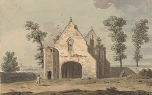 Klasztor Maxstoke, Warwickshire autorstwa John Inigo Richards
