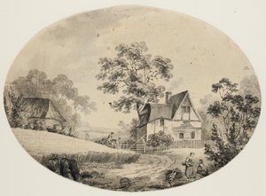 Jeździec Odwiedzający Farmę autorstwa John Inigo Richards