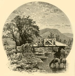 „Stary Most, Blackberry River, niedaleko Kanaanu”, 1874.