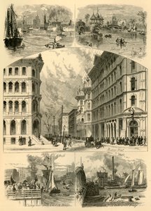 „Sceny w Chicago”, 1874.