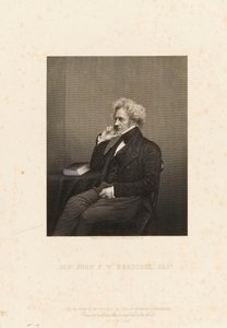 Sir John Frederick William Herschel (1792-1871), ok. 1860 r. (sztych)