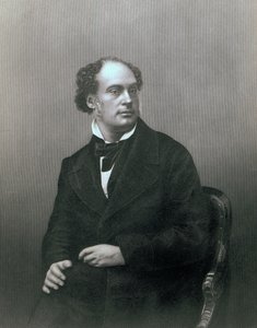 Daniel Maclise, Esq. RA, z „Galeria portretów salonowych wybitnych osobistości”, ryt. D. J Pound, 1861 autorstwa John Jabez Edwin Paisley Mayall