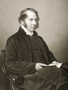 Henry Montagu Villiers (1813-61) wyryty przez D.J. Pounda na podstawie fotografii, z "The Drawing-Room of Eminent Personages, Volume 2", wydanej w Londynie w 1860 r.