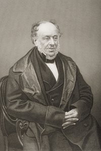 James Brownlow William Gascoigne-Cecil (1791-1868) 2. markiz Salisbury, grawerowane przez D.J. Pound z fotografii, z Salonu wybitnych osobistości, tom 2, wyd. Londyn 1860 autorstwa John Jabez Edwin Paisley Mayall