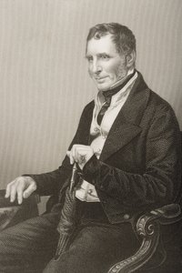 Joseph Warner Henley (1793-1884) rycina wykonana przez D.J. Pounda na podstawie fotografii, z "The Drawing-Room of Eminent Personages, Volume 2", wydanej w Londynie w 1860 r. autorstwa John Jabez Edwin Paisley Mayall