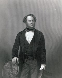 Michael Costa, z „Salon wybitnych osobistości”, rycina D.J. Funt autorstwa John Jabez Edwin Paisley Mayall