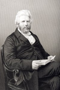 Robert Chambers (1802-71) grawerowany przez D.J. Pound z fotografii, z „The Drawing-Room of Eminent Personages, Volume 2”, wydanej w Londynie, 1860 autorstwa John Jabez Edwin Paisley Mayall