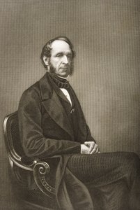 Robert Grosvenor (1801-93) grawerowany przez D.J. Pound z fotografii, z „The Drawing-Room of Eminent Personages, Volume 2”, wydanej w Londynie, 1860 autorstwa John Jabez Edwin Paisley Mayall