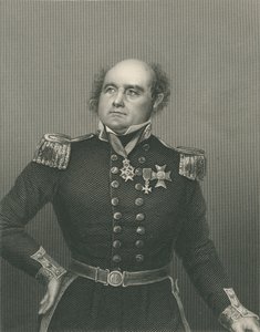 Sir John Franklin grawerowany przez D.J. Pound z fotografii, z „The Drawing-Room of Eminent Personages, Volume 2”, wydanej w Londynie, 1860 autorstwa John Jabez Edwin Paisley Mayall