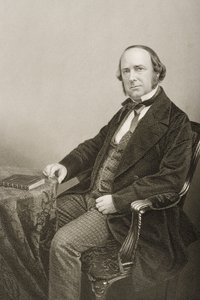 Thomas Wright (1810-77) grawerowane przez D.J. Pound z fotografii, z „The Drawing-Room of Eminent Personages, Volume 2”, wydanej w Londynie, 1860 autorstwa John Jabez Edwin Paisley Mayall