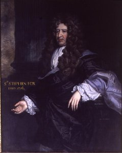 Sir Stephen Fox (1627-1716) Paymaster General (olej na płótnie) autorstwa John James Bakker