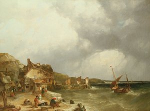 Wybrzeże w Etaples, 1853