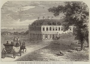 Brook House, Isle of Wight, rezydencja pana Seely, posła, odwiedzona przez Garibaldi