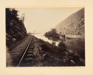 Na rzece French Broad, Karolina Północna autorstwa John K. Hillers