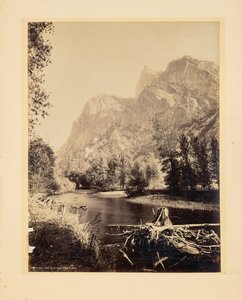 Sentinel Rock, Kings River, Kalifornia autorstwa John K. Hillers