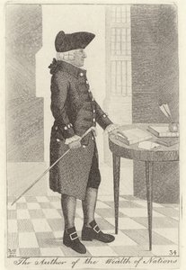 Adam Smith, autor książki „Bogactwo narodów” autorstwa John Kay