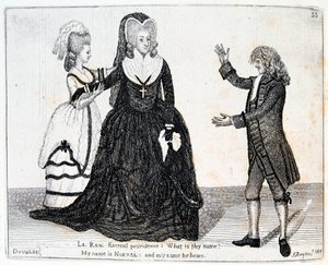 Sarah Siddons, angielska aktorka, 1784. autorstwa John Kay