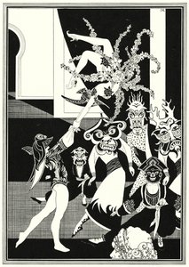 Ilustracja do Historii Aladyna i cudownej lampy (lito)