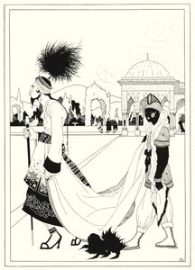 Ilustracja do Historii Aladyna i cudownej lampy (lito)