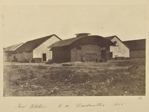 Żelazna kuchnia, B.H. Dardanele 1855 autorstwa John Kirk