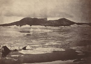 Regiony Arktyki: nr 92.* Kciuk diabła częściowo spowity mgłą..., 1869 autorstwa John L Dunmore