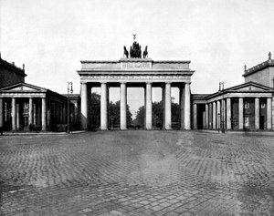 Brama Brandenburska, Berlin, 1893.