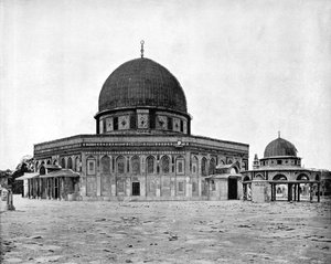 Meczet Omara, Jerozolima, 1893.