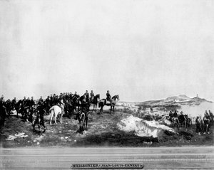 Napoleon III w bitwie pod Solferino, 1859, 1893. autorstwa John L. Stoddard
