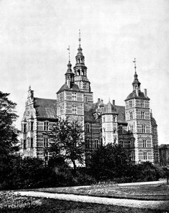 Pałac Rosenborg, Kopenhaga, Dania, 1893. autorstwa John L. Stoddard