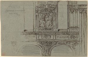 Trinity Church, Boston (nawa) — studium ścienne