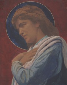 Święty (pastel i akwarela na papierze) autorstwa John La Farge or Lafarge