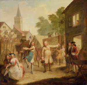 Hob nadal tańczy pomimo ojca, ok. 1726 (olej na płótnie)