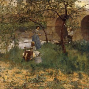 na Loing autorstwa John Lavery